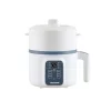 Autocuiseur, 600 W, 1,7 l, avec panier vapeur, écran LED, blanc