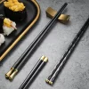 Baguettes chinoises, ensemble de 5 paires, haute qualité