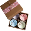 Bol chinois, ensemble de 4 bols colorés en porcelaine