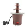 Fontaine chocolat, 3 étages, marron
