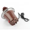 Fontaine chocolat, 3 étages, marron cuisine conviviale