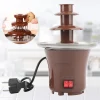 Fontaine chocolat, 3 étages, marron haute qualité