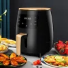 Friteuse à air chaud, 4,5 L, 1400 W, four multifonction, design élégant