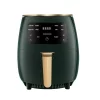 Friteuse à air chaud, 4,5 L, 1400 W, four multifonction, vert
