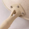 Poêle à frire, fond épais, beige robuste