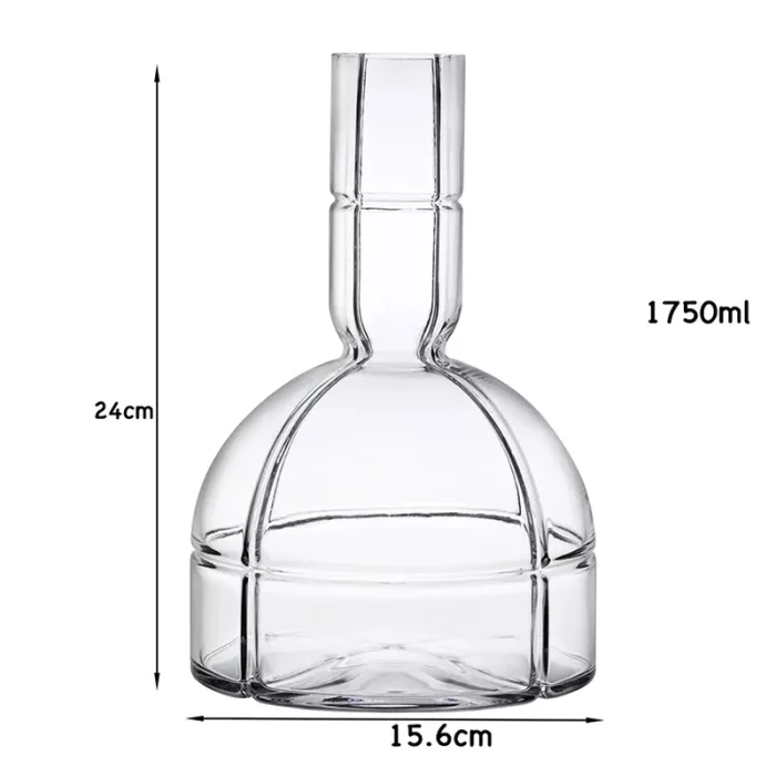 Carafe à décanter, en cristal, 1750 ml dimensions
