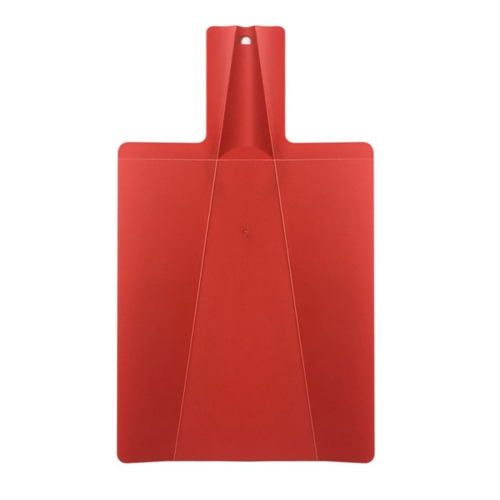 Planche à découper pliable anti-dérapante rouge