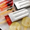 Moule à glace, 6 glaces avec support se lave facilement