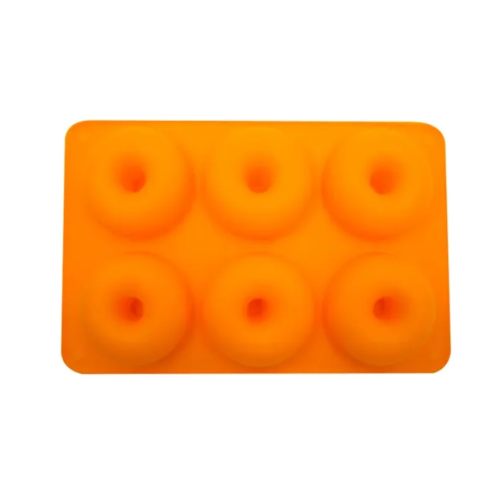 Moule silicone, 6 cavités, orange