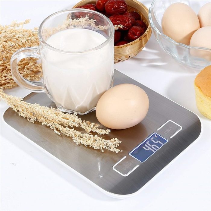 Balance de cuisine numérique gris