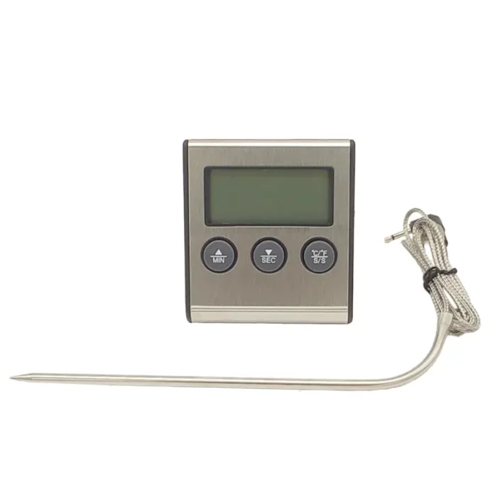 Thermomètre de cuisson, écran numérique, avec sonde et minuterie haute qualité