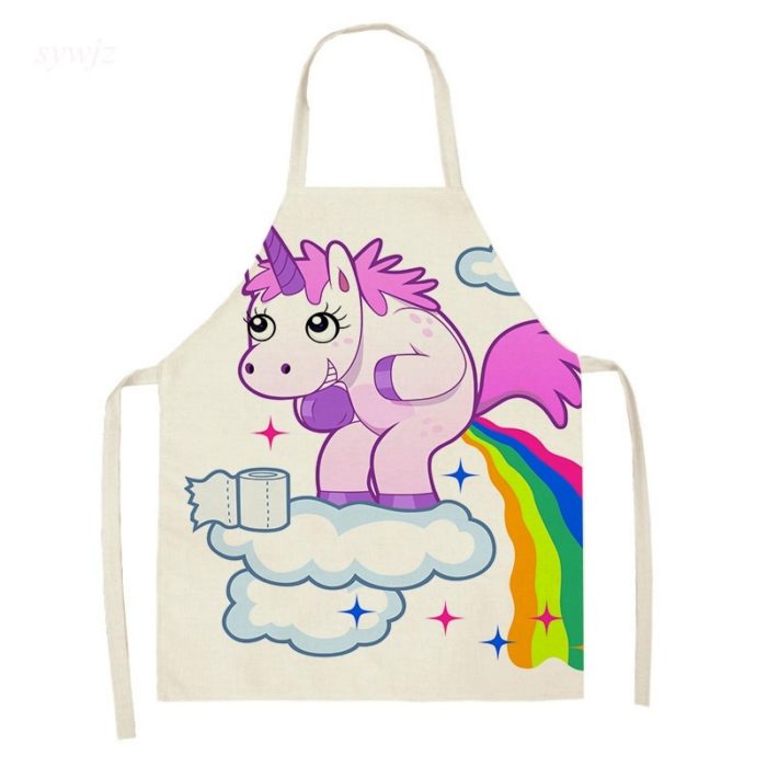 Tablier de cuisine pour enfant - Motif licorne