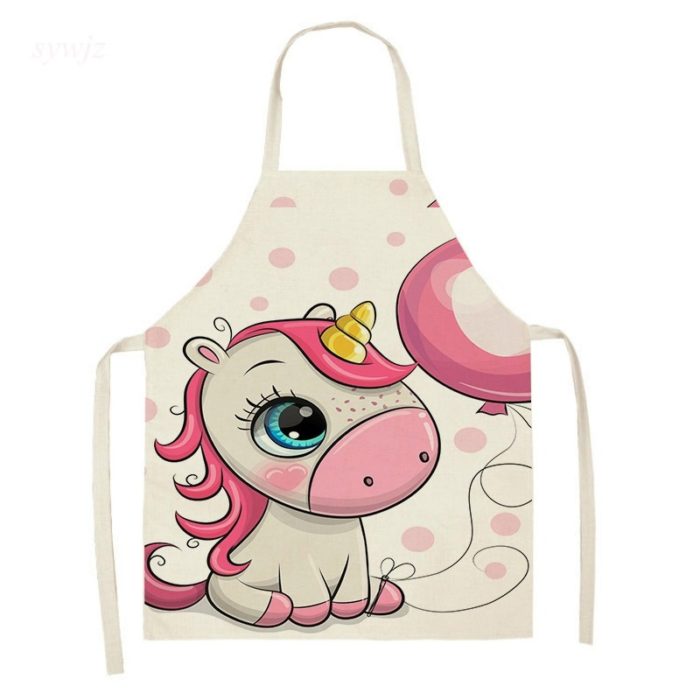 Tablier de cuisine pour enfant - Motif licorne