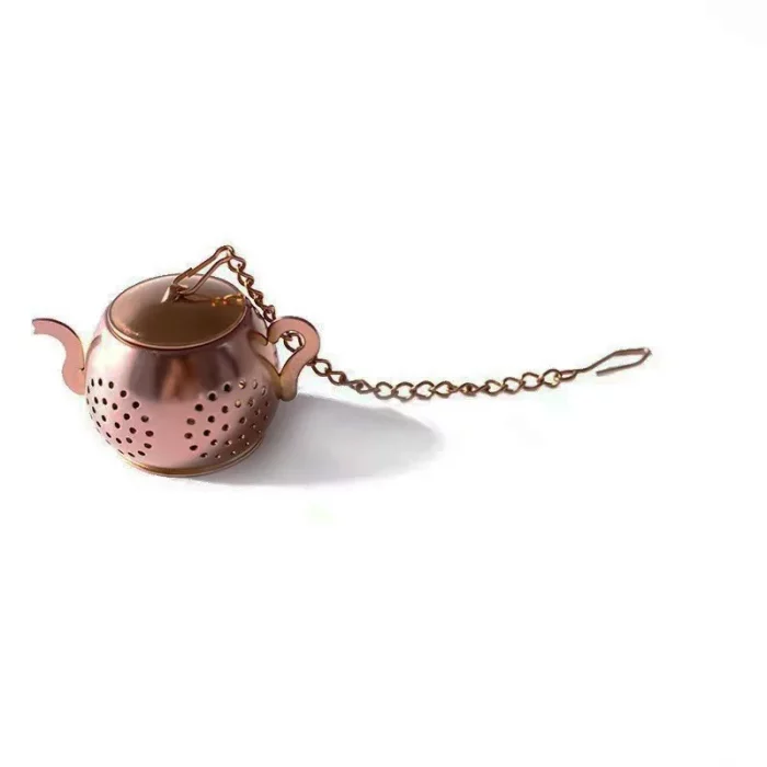Infuseur à thé inox en forme de théière