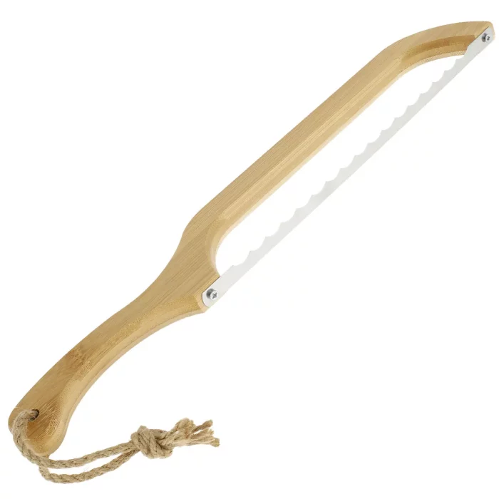 Couteau a pain dentelé en bois