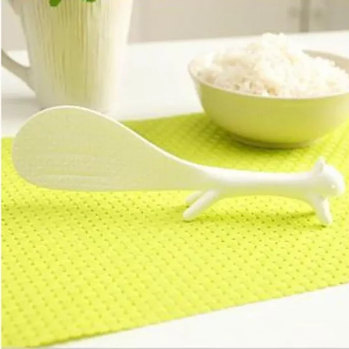 Cuillère à riz antiadhésive en forme d'écureuil