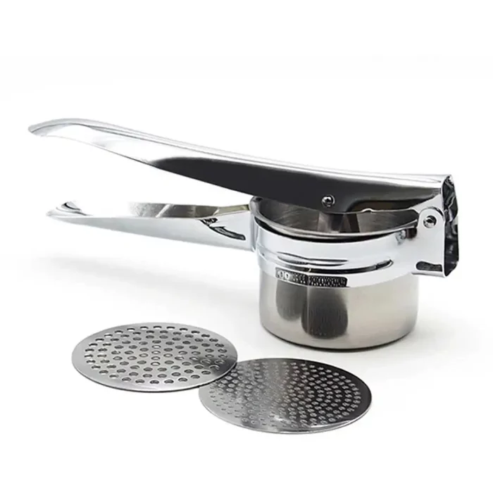 Presse purée inox avec 3 disques interchangeables