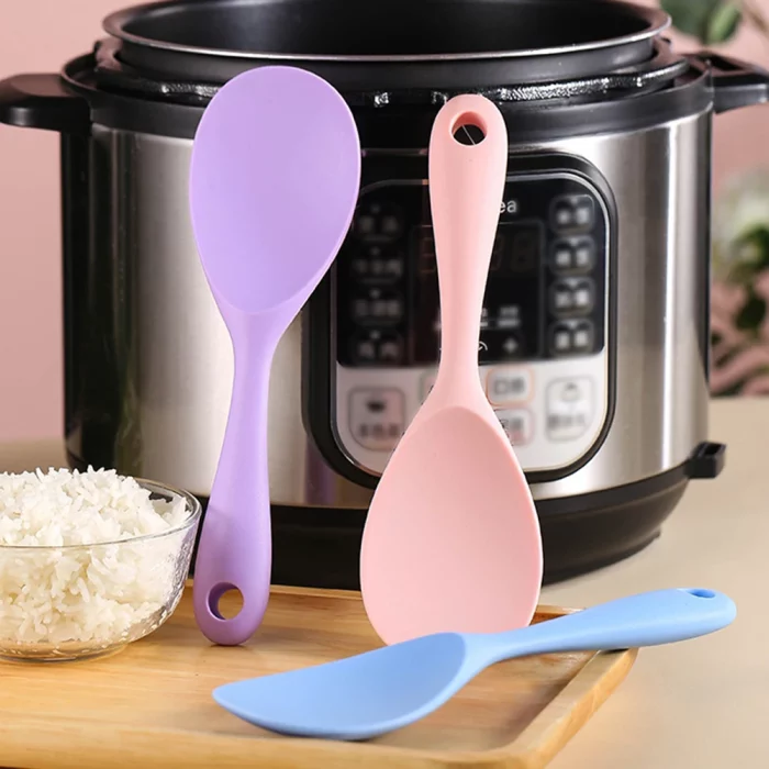 Cuillère à riz en silicone