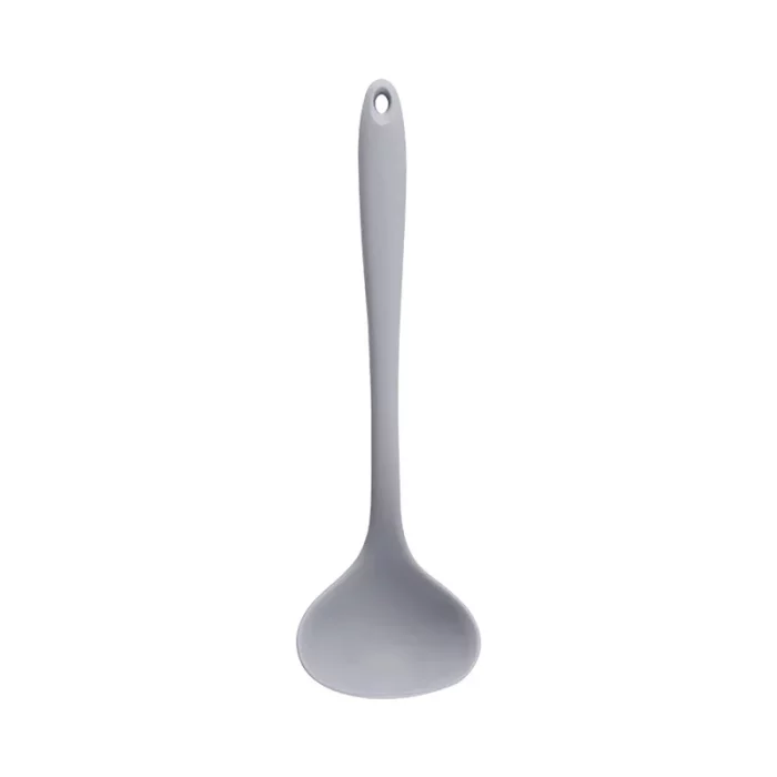 Louche cuisine en silicone à long manche