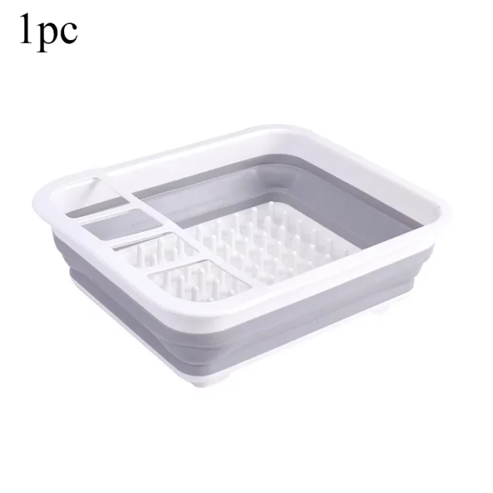 Égouttoir vaisselle pliable pour couverts et assiettes