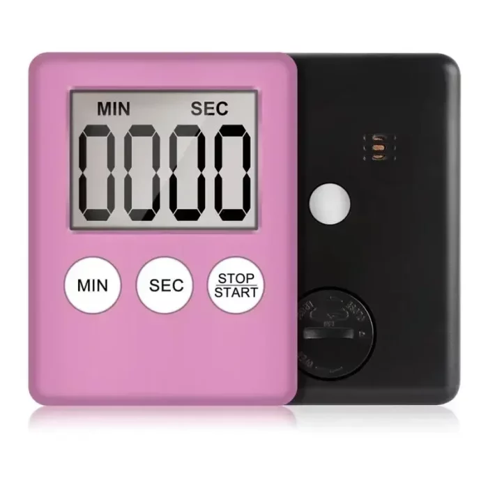 Mini minuteur cuisine magnétique carré