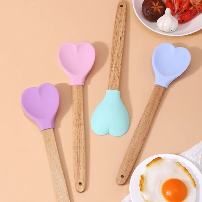 Maryse cuisine cœur silicone et bois