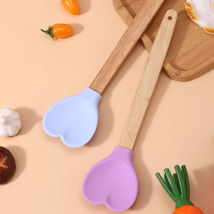 Maryse cuisine cœur silicone et bois