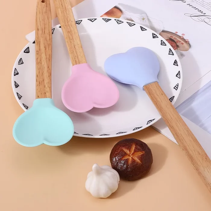 Maryse cuisine cœur silicone et bois
