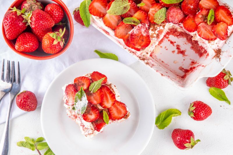 Recettes de cuisine Recette Tiramisu à la Fraise