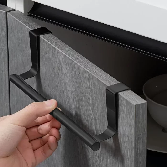 Porte serviette style barre pour armoire et porte en inox
