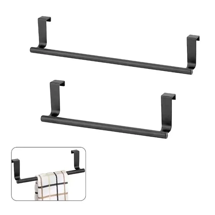 Porte serviette style barre pour armoire et porte en inox