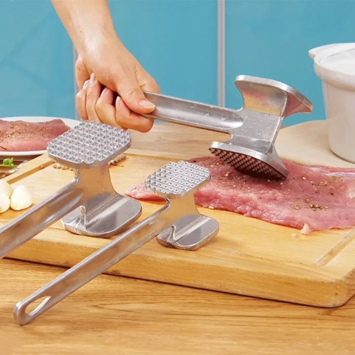 Marteau attendrisseur de viande en aluminium - Grand Format
