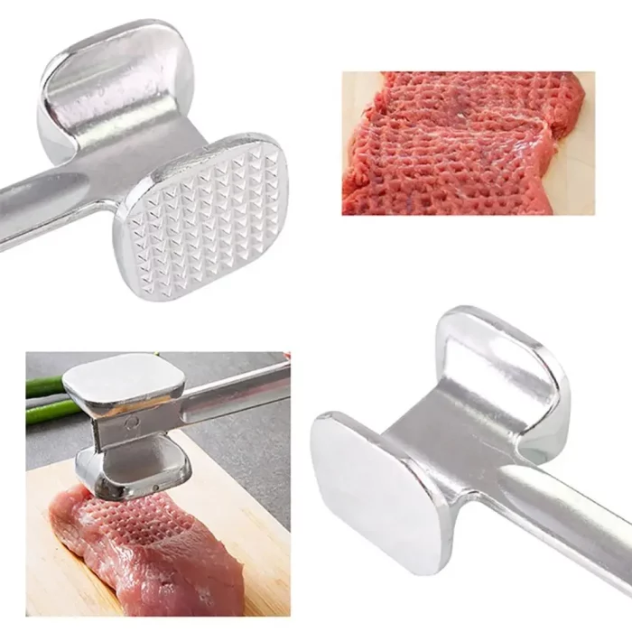 Marteau attendrisseur de viande en aluminium - Grand Format