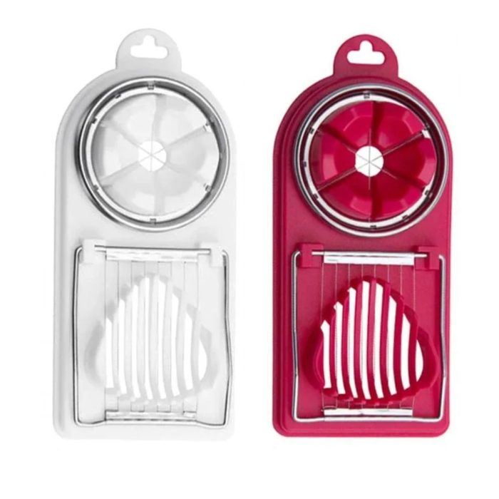 Coupe œuf 2 en 1 inox multifonction – Haute qualité cuisine
