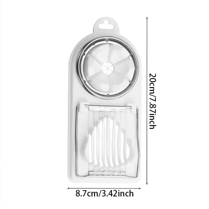Coupe œuf 2 en 1 inox multifonction – Haute qualité cuisine