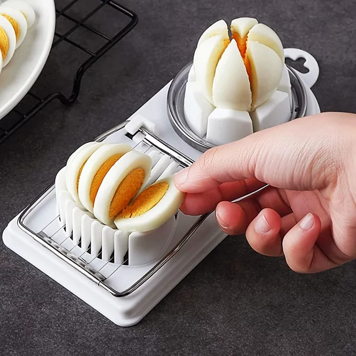Coupe œuf 2 en 1 inox multifonction Haute qualité cuisine