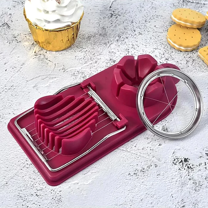 Coupe œuf 2 en 1 inox multifonction – Haute qualité cuisine