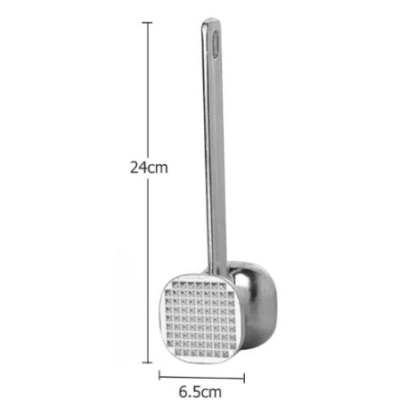 Marteau attendrisseur de viande en aluminium - Grand Format