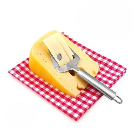 Râpe à fromage, éplucheur à fromage, en acier inoxydable, gris pratique