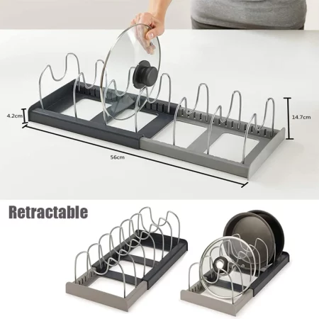 Porte couvercle 10 emplacements rangement et séchage.webp