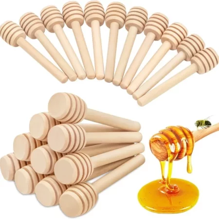 Cuillère à miel en bois lot 50 pièces.webp