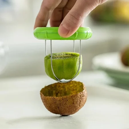 Coupe kiwi express 2-en-1 en acier inoxydable.webp