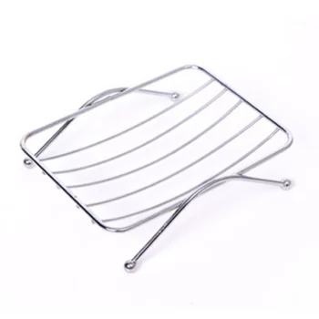 Porte savon rectangle en acier inoxydable.webp