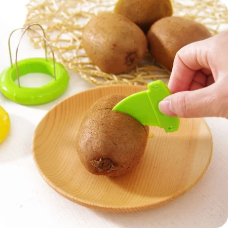 Coupe kiwi express 2-en-1 en acier inoxydable.webp