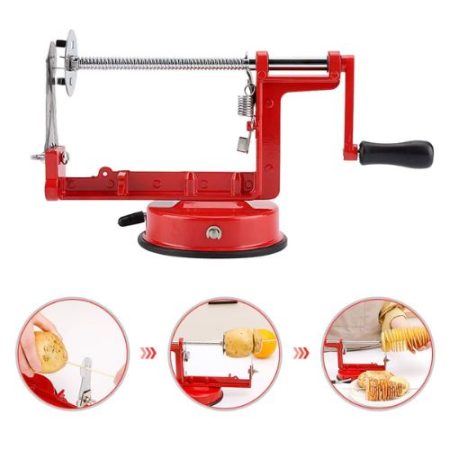 eplucheur pomme spiraliseur manuel inox